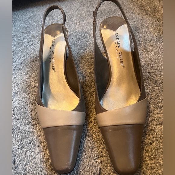 Andrew Geller Shoes - Taupe Andrew Geller size 7.5 closed toe heels. 3 inch heel. Like new.